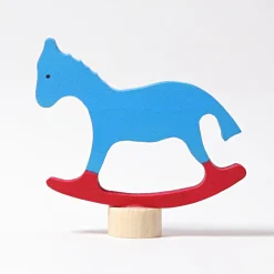 Grimm's Rocking Horse Candle Holder Decoration