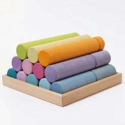 Grimm’s Rollers Large Building Set Pastel