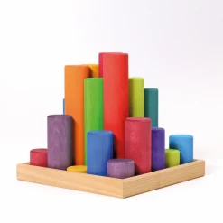 Grimm’s Rollers Large Building Set Rainbow