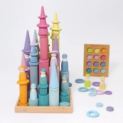 Grimm’s Rollers Large Building Set Pastel