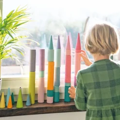 Grimm’s Rollers Large Building Set Pastel