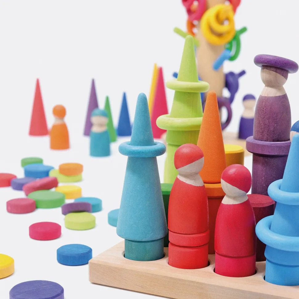 Grimm’s Rollers Small Sorting Game Rainbow
