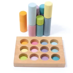 Grimm’s Rollers Small Sorting Game Pastel