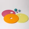 Grimm’s Rolling Discs Set for Stapelstein - Warm Pastel