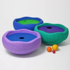 Grimm's Rolling Discs Set for Stapelstein - Cool Rainbow
