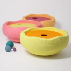 Grimm’s Rolling Discs Set for Stapelstein - Warm Pastel