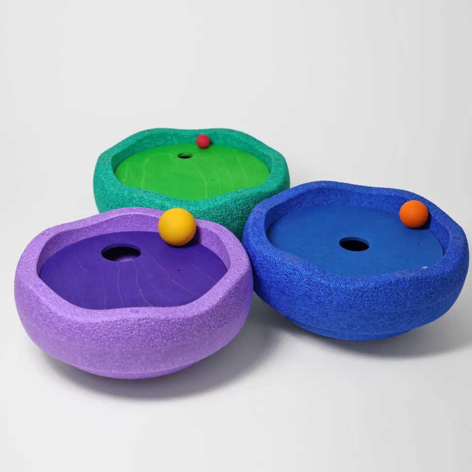 Grimm's Rolling Discs Set for Stapelstein - Cool Rainbow