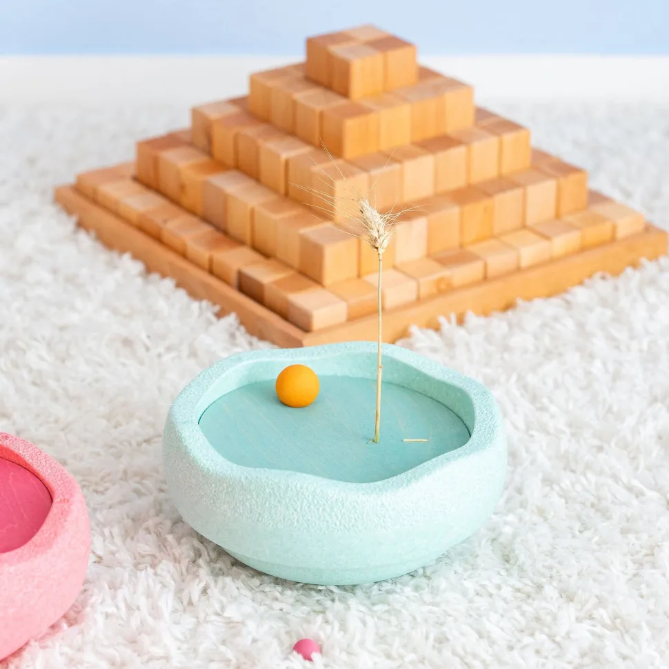 Grimm's Rolling Discs Set for Stapelstein - Cool Pastel