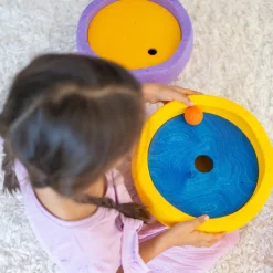 Grimm's Rolling Discs Set for Stapelstein - Cool Rainbow