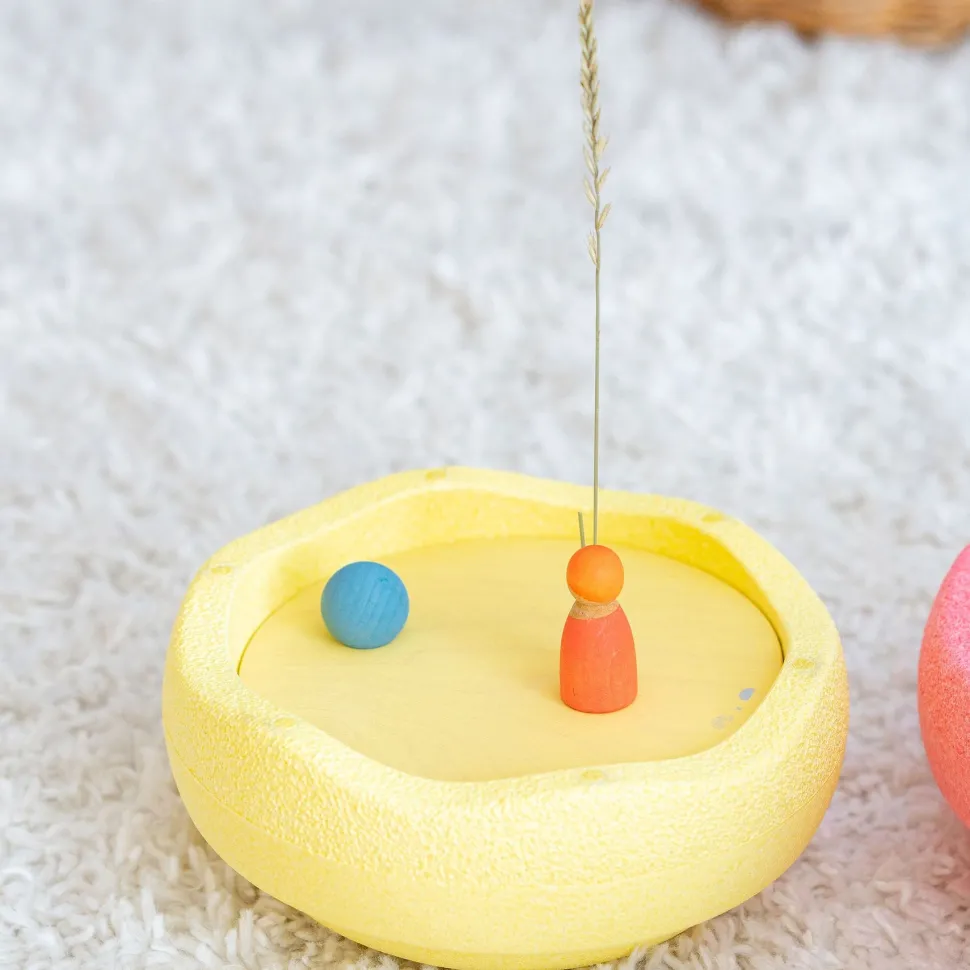 Grimm’s Rolling Discs Set for Stapelstein - Warm Pastel