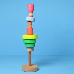 Grimm's Small Conical Tower Neon Green
