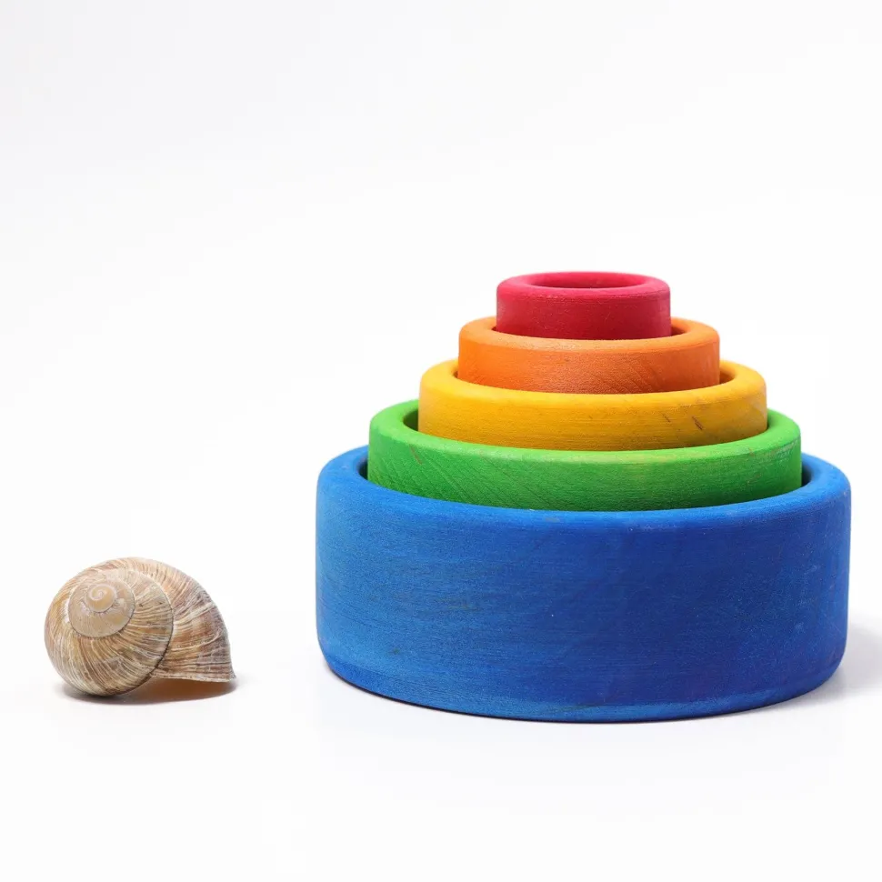Grimm’s Stacking Bowls Blue