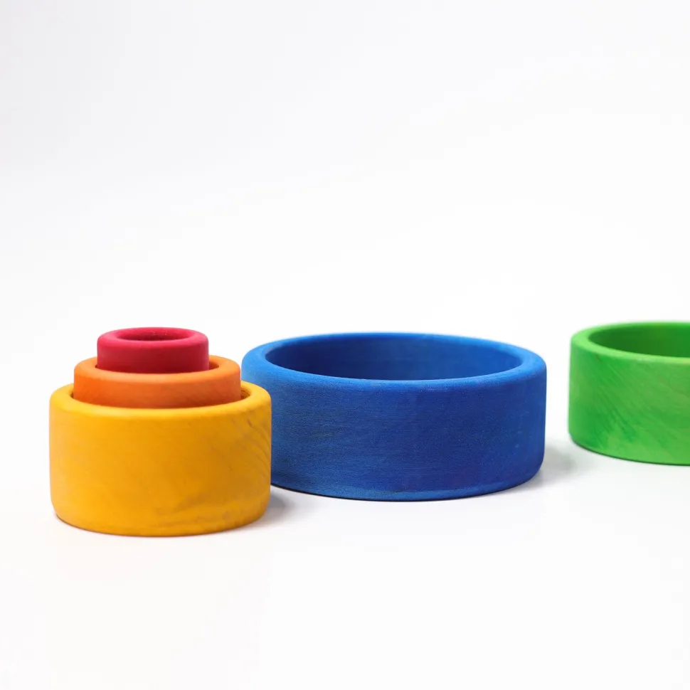 Grimm’s Stacking Bowls Blue