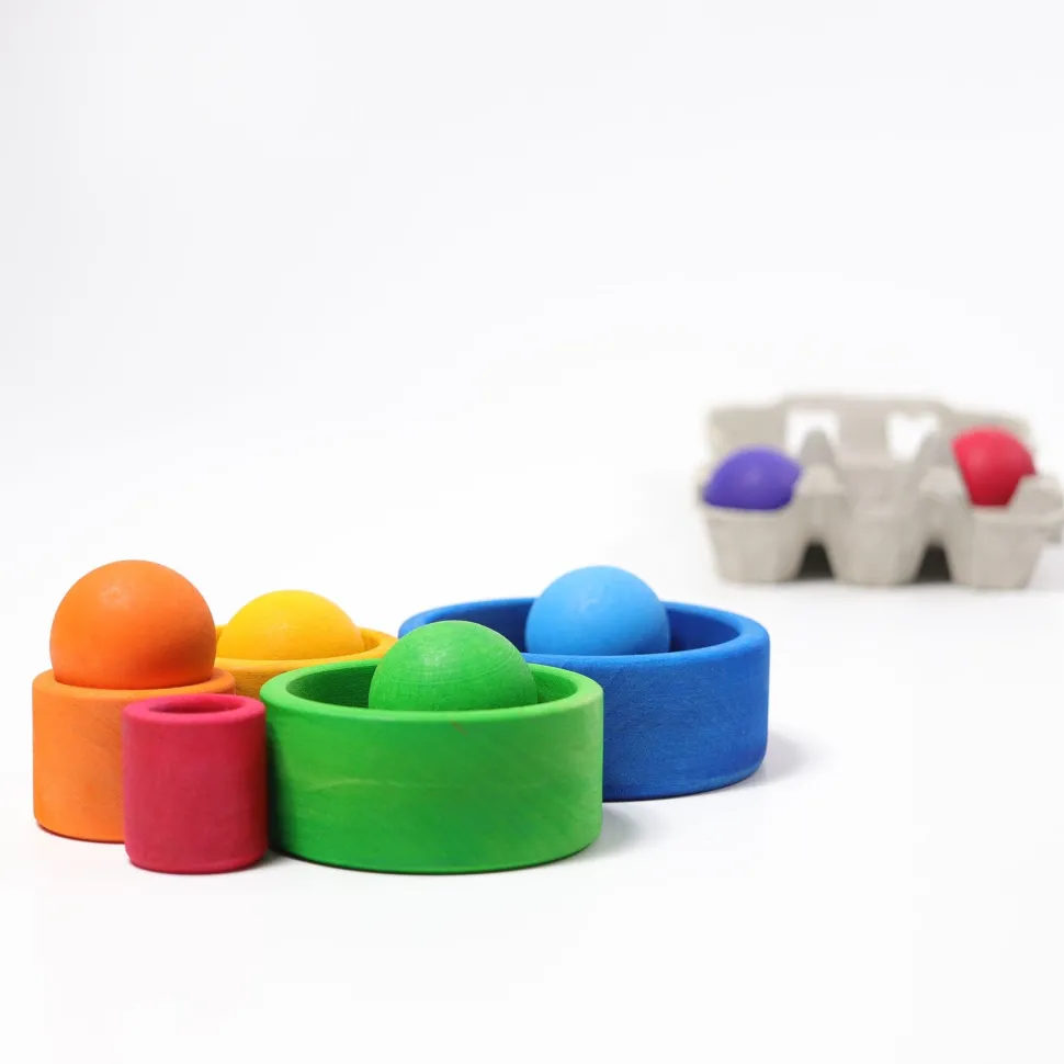 Grimm’s Stacking Bowls Blue