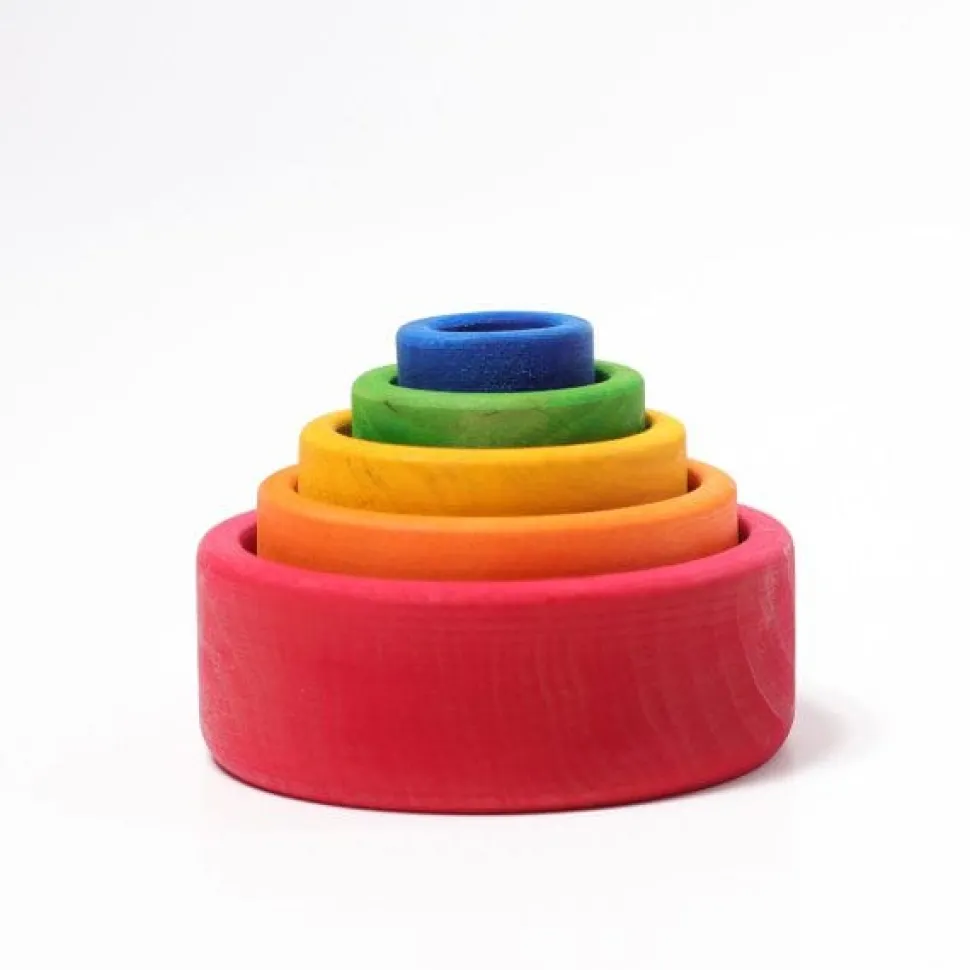 Grimm’s Stacking Bowls Red