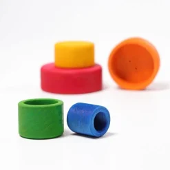 Grimm’s Stacking Bowls Red