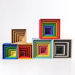 Grimm’s Stacking Boxes Large Pastel
