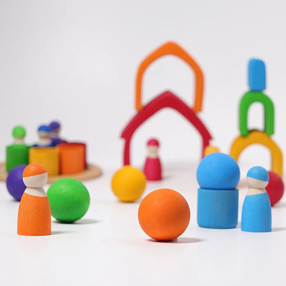 Grimm’s Stacking House Coloured