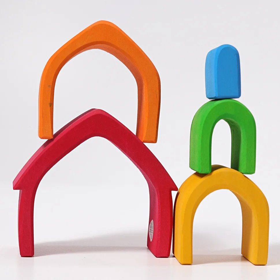 Grimm’s Stacking House Coloured