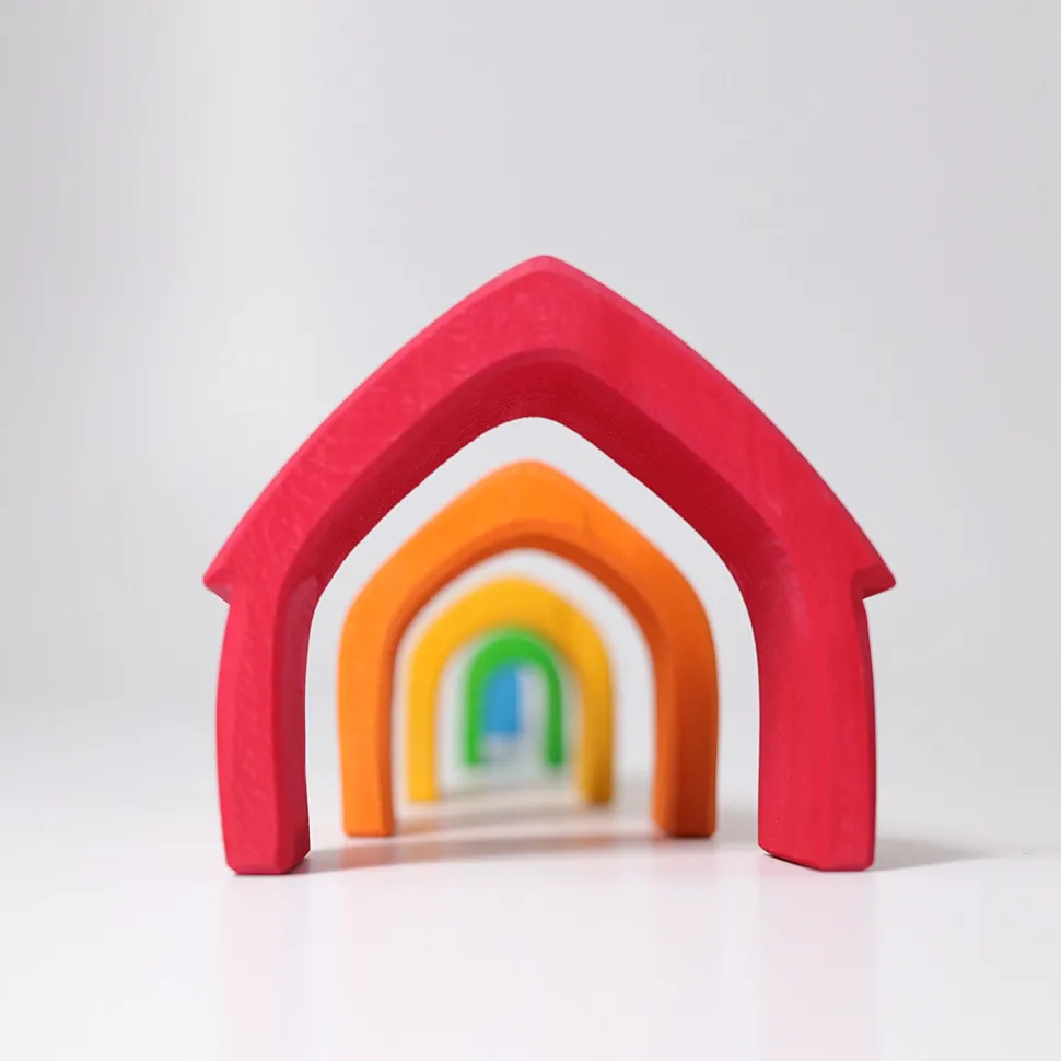 Grimm’s Stacking House Coloured