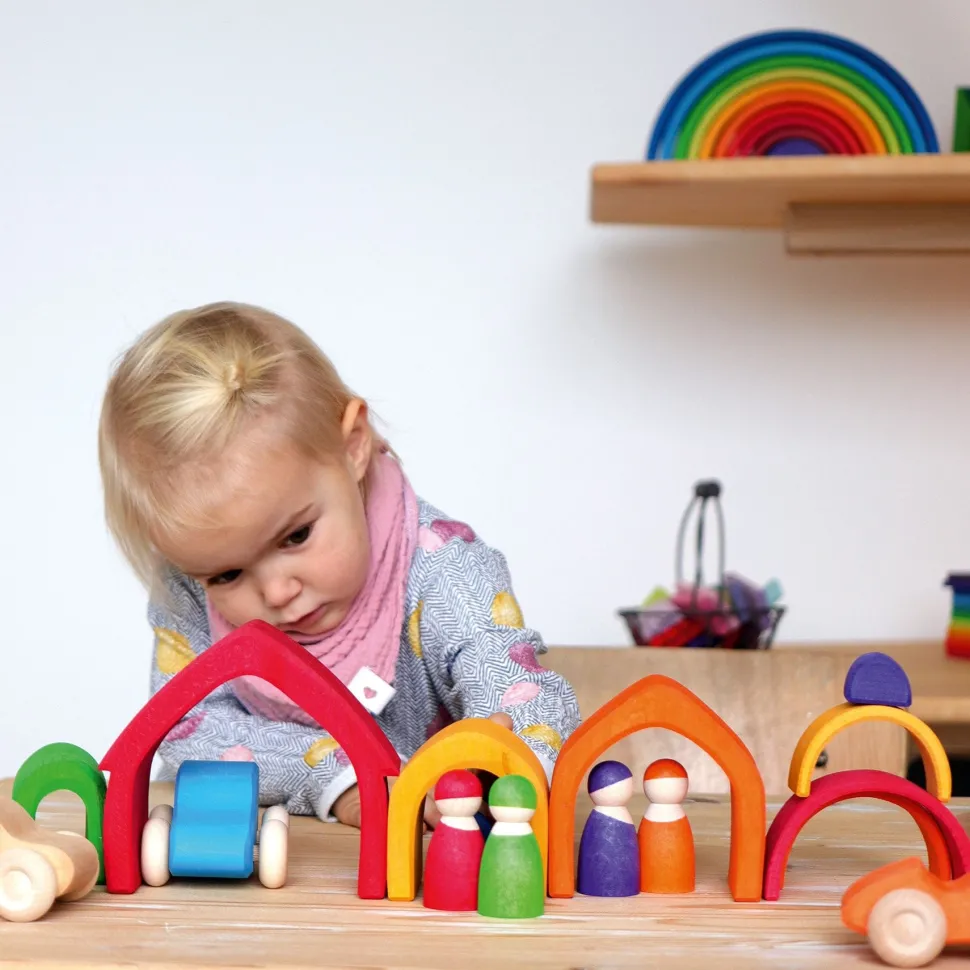 Grimm’s Stacking House Coloured