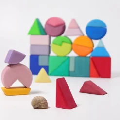 Grimm's Triangle Square & Circle Geometric Shape Blocks