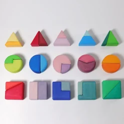 Grimm's Triangle Square & Circle Geometric Shape Blocks