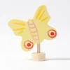 Grimm's Yellow Butterfly Candle Holder Decoration