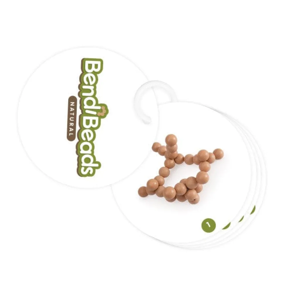 Guidecraft BendiBeads - Natural - 12 pc. set