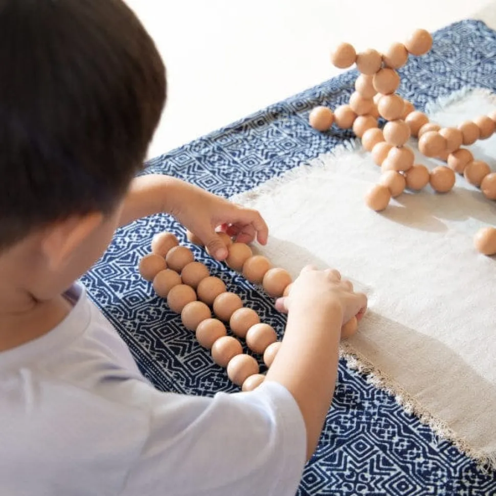 Guidecraft BendiBeads - Natural - 12 pc. set