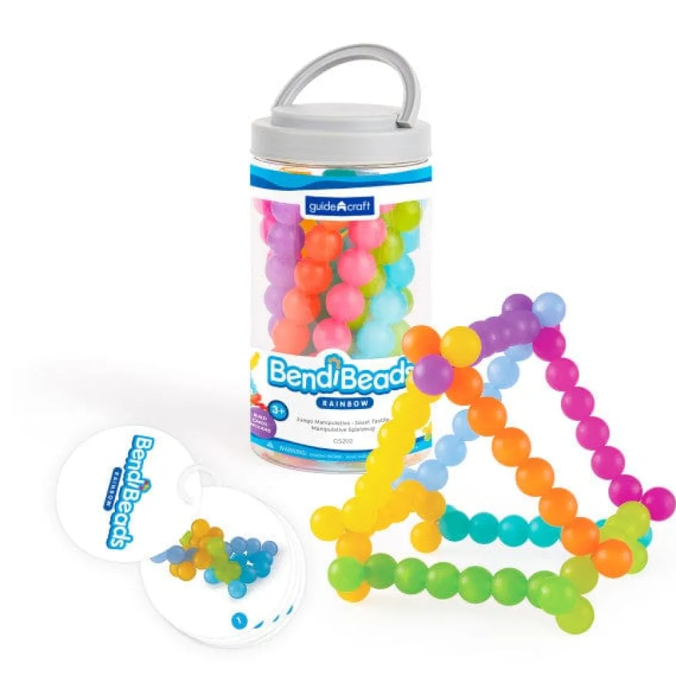 Guidecraft BendiBeads - Rainbow - 12 pc. set