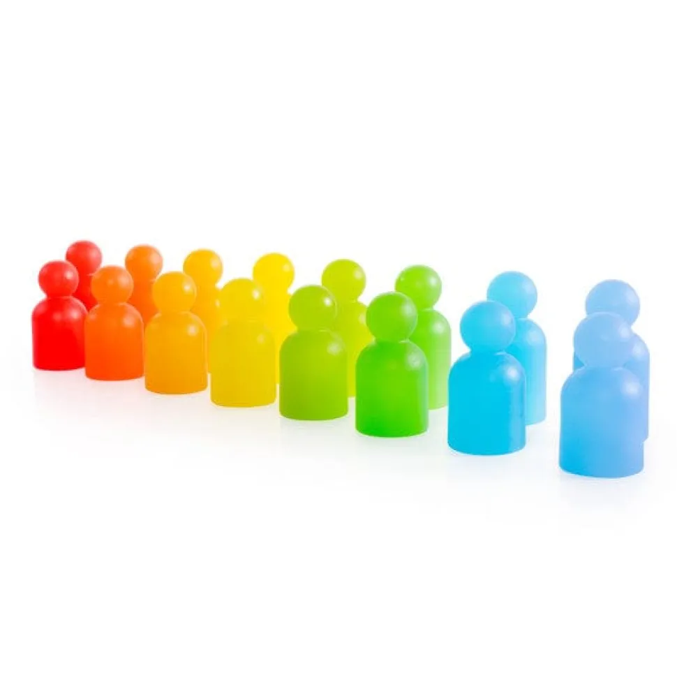 Guidecraft Discovery People - Rainbow - 16 pc. set