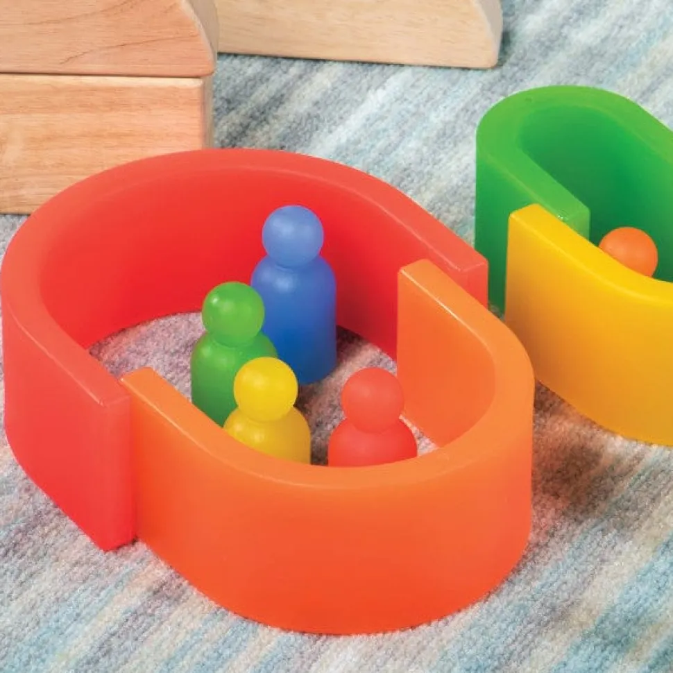 Guidecraft Discovery People - Rainbow - 16 pc. set