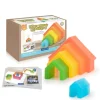 Guidecraft Discovery Stackers - Rainbow House
