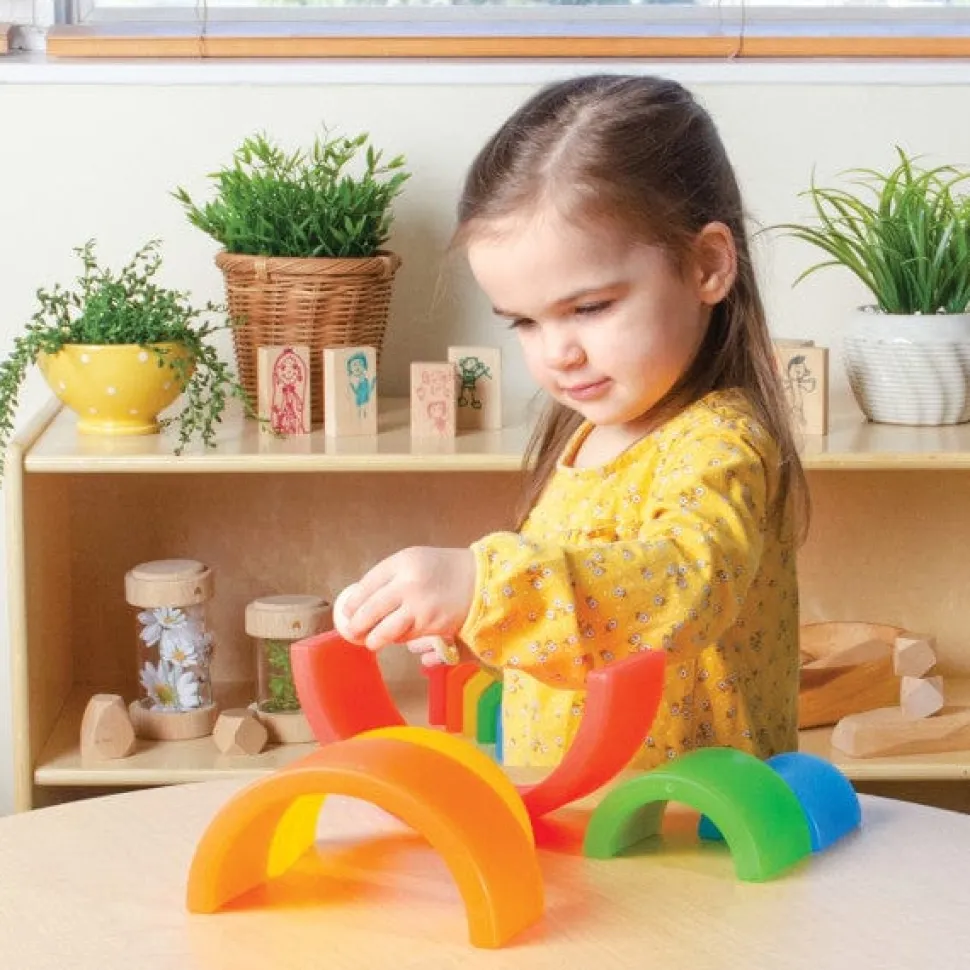Guidecraft Discovery Stackers - Rainbow Arch