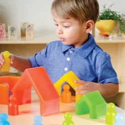 Guidecraft Discovery Stackers - Rainbow House