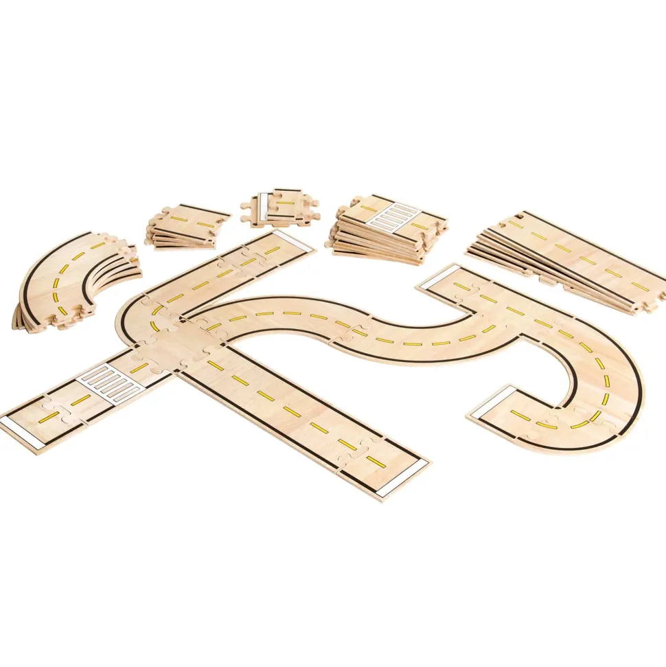 Guidecraft Double-sided Roadway System - 42 pc. set