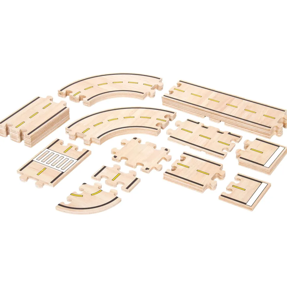 Guidecraft Double-sided Roadway System - 42 pc. set