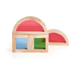 Guidecraft Jr. Rainbow Blocks 20 Piece Set