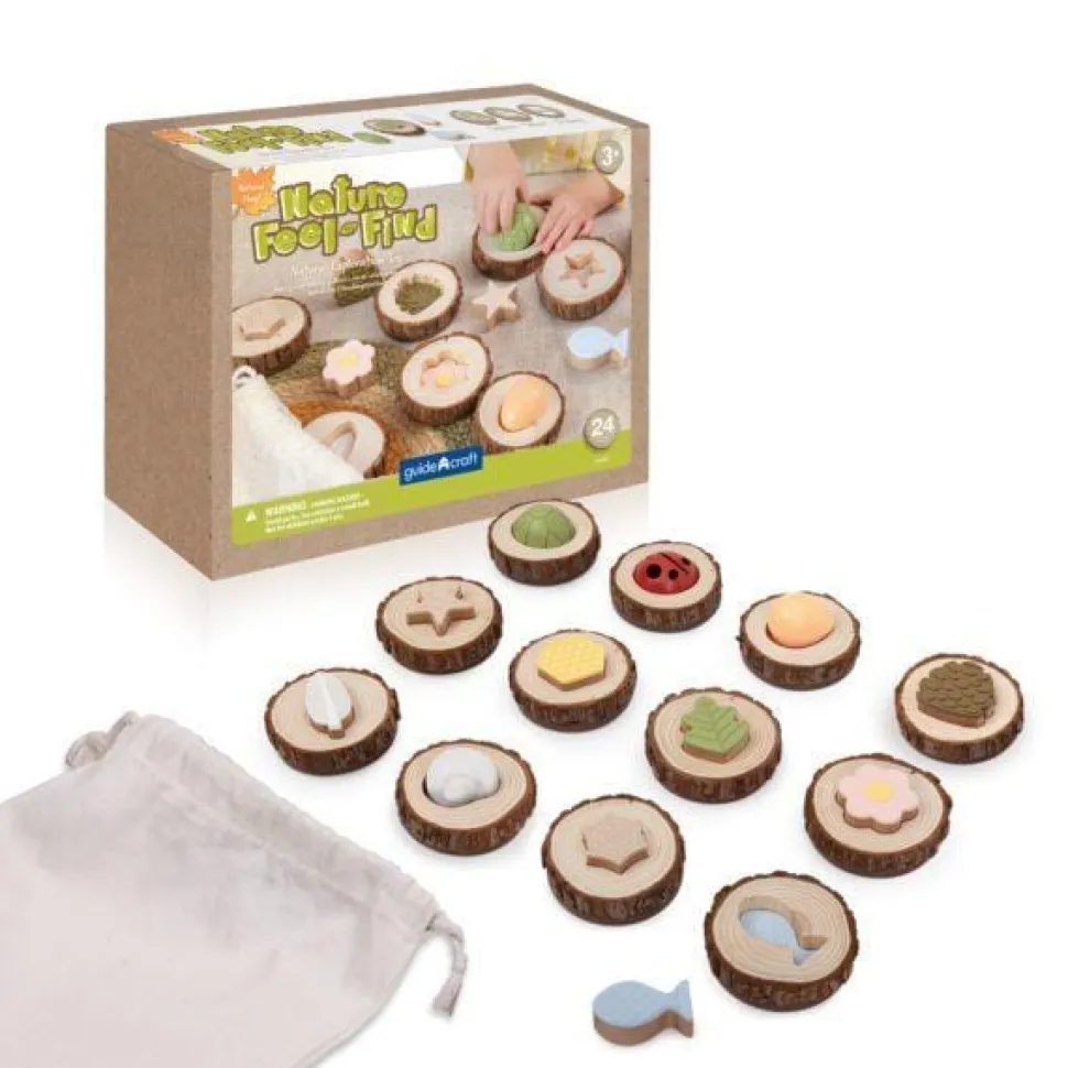 Guidecraft Nature Feel and Find – 24 pc. set