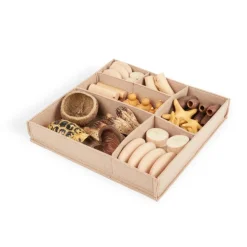 Guidecraft Nature's Geometry: Toddler Loose Parts STEM Kit