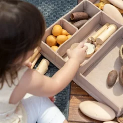 Guidecraft Nature's Geometry: Toddler Loose Parts STEM Kit