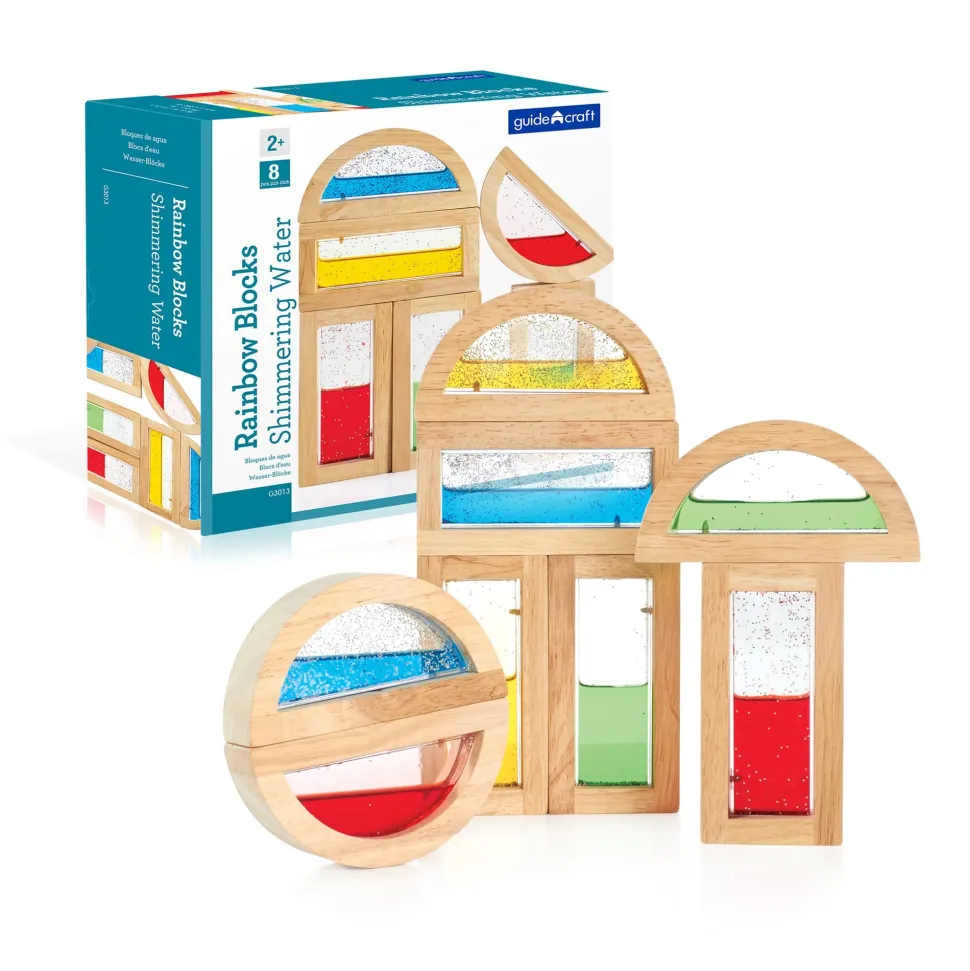 Guidecraft Rainbow Blocks – Shimmering Water