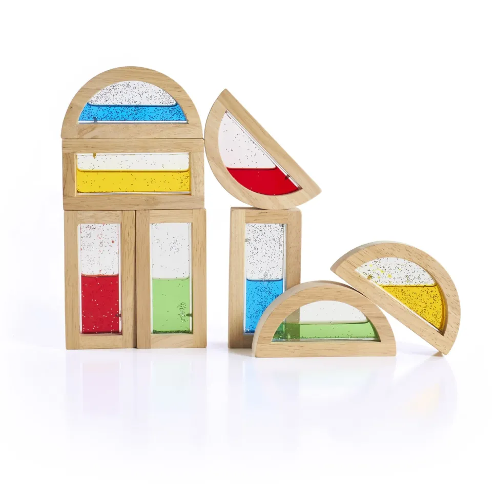 Guidecraft Rainbow Blocks – Shimmering Water
