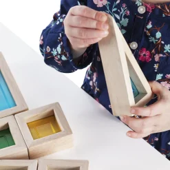 Guidecraft Rainbow Blocks 10 Pc Set