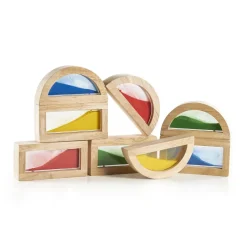 Guidecraft Rainbow Blocks – Sand