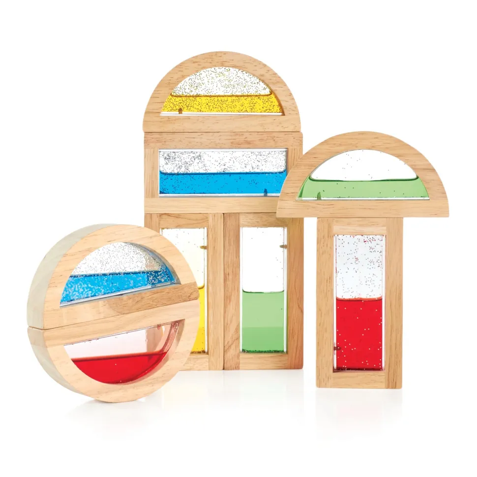 Guidecraft Rainbow Blocks – Shimmering Water