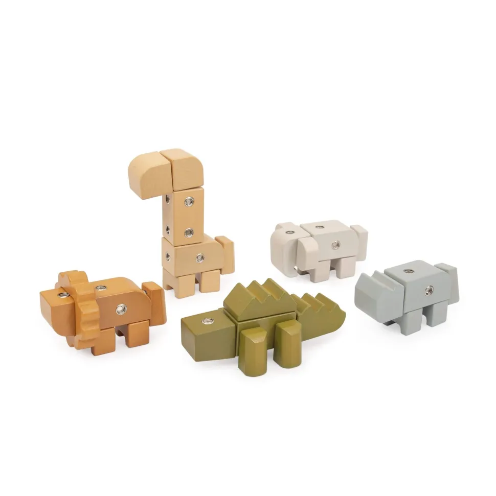 Guidecraft Snap Block Animals – 33 pc. set