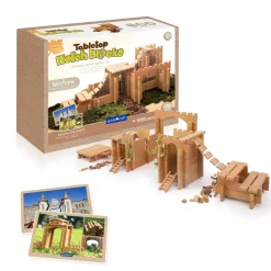 Guidecraft Tabletop Notch Blocks - Western 129 pc. Set