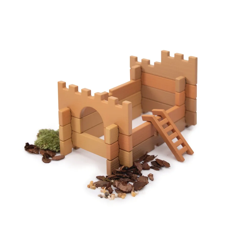 Guidecraft Tabletop Notch Blocks - Western 129 pc. Set